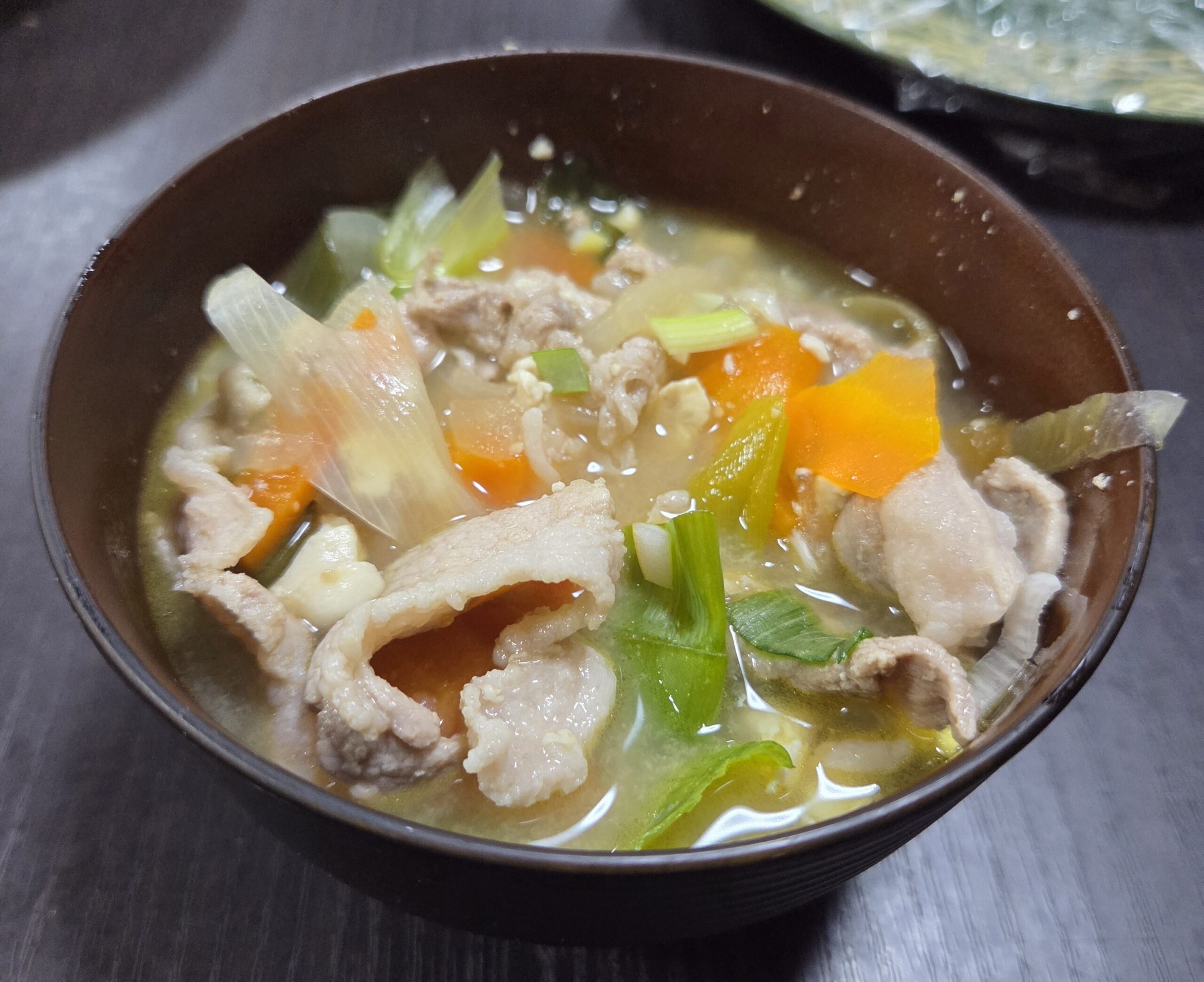 美味しそうな 豚汁の画像